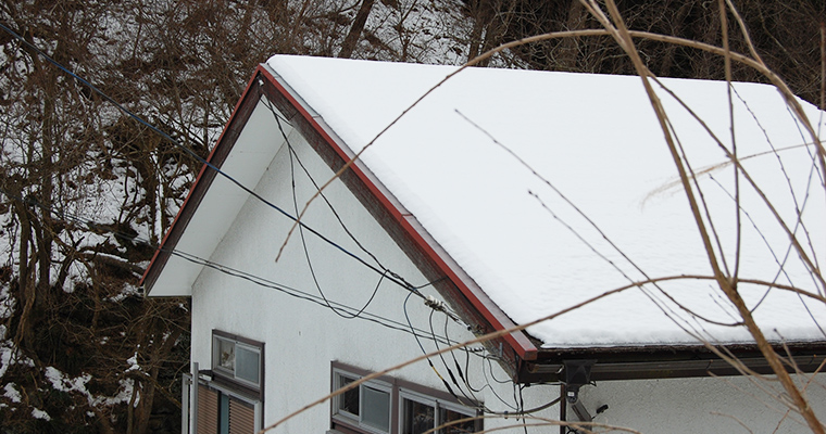 屋根の雪