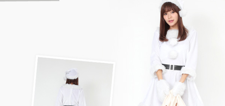 ホワイトサンタ衣装